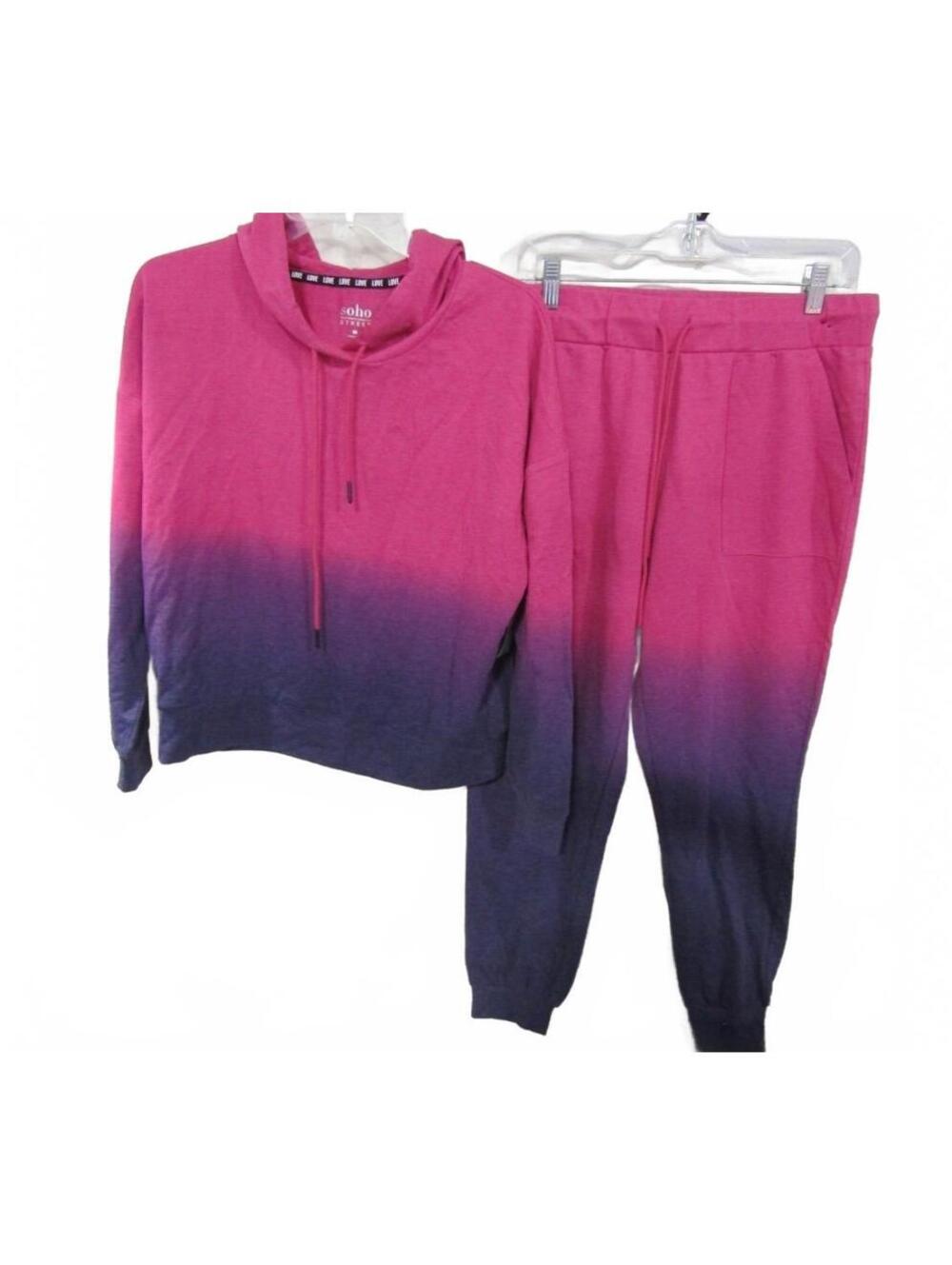 NWT New York & Co SoHo St Pink/Purple Ombre Loungewear size S/M